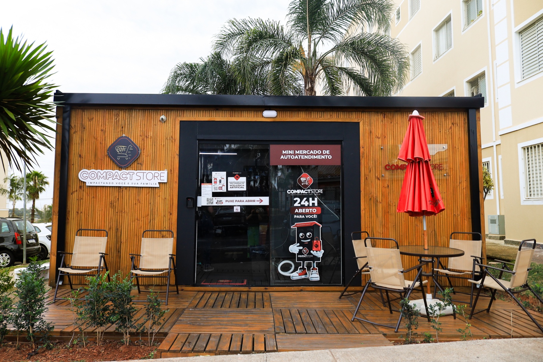 Compact Store — minimercado autônomo 24h
